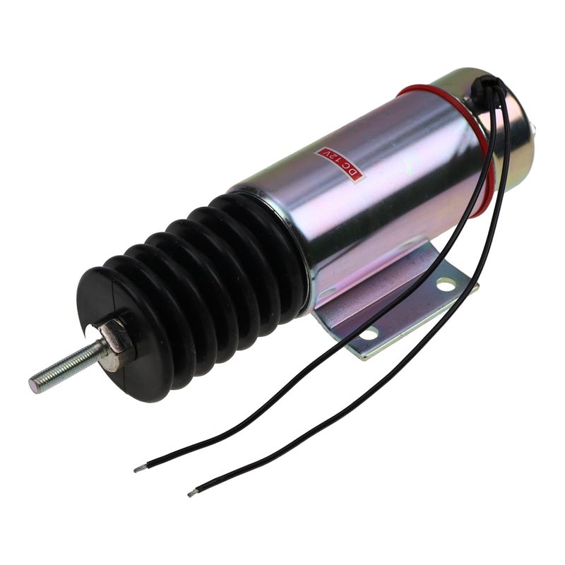 Demfec 12V Throttle Solenoid 29073GT Compatible with Genie Lift S-40 S-45 S-60 S-65 S-80 S-85 Z-45/22 Z-45/25 Z-45/25J GS3390 GS4390 GS5390 Z-60-34 for Deutz F3L 1011F F4L 1011F F3L 2011 Engine - Image 1